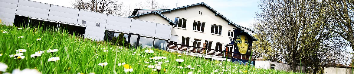 L'auberge de jeunesse de Mulhouse dans un cadre bucolique