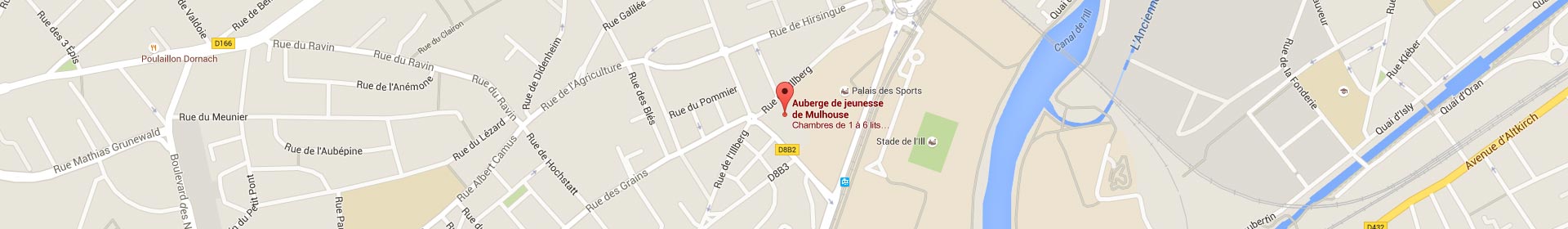 Trouvez l'auberge de jeunesse sur Mulhouse et optez pour un hébergement pas cher destiné aux familles et aux groupes scolaires